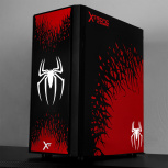 Gabinete Xtreme PC Gaming Spider-ManIIV2, Micro-Tower, Micro-ATX/Mini-ITX, USB 2.0, sin Fuente, 3 Ventiladores Instalados, Negro - Imagen adicional 7