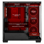 Gabinete Xtreme PC Gaming MG-23111, Midi-Tower, Micro-ATX/Mini-ITX, USB 2.0/3.0, sin Fuente, 5 Ventiladores Instalados, Negro - Imagen adicional 2