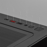 Gabinete Xtreme PC Gaming MG-23111, Midi-Tower, Micro-ATX/Mini-ITX, USB 2.0/3.0, sin Fuente, 5 Ventiladores Instalados, Negro - Imagen adicional 4