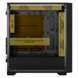 Gabinete Xtreme PC Gaming Sonic Super Sonic Ring Edition, Micro-Tower, Micro-ATX/Mini-ITX, USB 2.0/3.0, sin Fuente, 4 Ventiladores Instalados, Negro - Imagen adicional 2