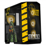 Gabinete Xtreme PC Gaming Stalker 2, Micro-Tower, Micro-ATX/Mini-ITX, USB 3.0, sin Fuente, 4 Ventiladores Instalados, Negro