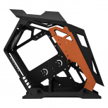 Gabinete Xtreme PC Gaming MG-38000, Midi-Tower, Micro-ATX/Mini-ITX, USB 3.0, sin Fuente, 3 Ventiladores Instalados, Negro/Naranja - Imagen adicional 1