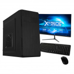 Computadora Gamer Xtreme PC Gaming CM-05074, Intel Core i3-14100 3.50GHz, 8GB, 250GB SSD, Wi-Fi, Windows 10 Prueba, Negro  ― incluye Monitor 23.8