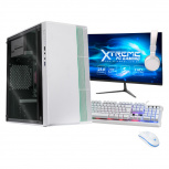 Computadora Gamer Xtreme PC Gaming CM-05069, Intel Celeron J4125 2GHz, 16GB, 500GB SSD, Wi-Fi, Windows 10 Prueba, Blanco ― incluye Monitor 23.8