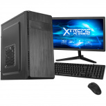 Computadora Xtreme PC Gaming CM-05052, Intel Celeron J4125 2GHz, 8GB, 250GB SSD, Adaptador WiFi, Windows 10 Prueba ― incluye Monitor 19.5", Teclado y Mouse - Imagen del combo