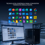 Computadora Xtreme PC Gaming Atom Black, Intel N100, 16GB, 256GB SSD, Wi-Fi, Windows 11 Prueba + Teclado/Mouse/Monitor de 23.8" - Imagen adicional 7