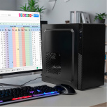 Computadora Xtreme PC Gaming Atom Black, Intel N100, 16GB, 256GB SSD, Wi-Fi, Windows 11 Prueba + Teclado/Mouse/Monitor de 23.8" - Imagen adicional 3