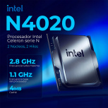 Computadora Xtreme PC Gaming CM-05148, Intel Celeron N4020, 8GB, 250GB SSD, Wi-Fi, Windows 11 Prueba + Teclado/Mouse/Monitor de 21.5" - Imagen adicional 4