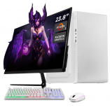 Computadora Xtreme PC Gaming CM-05118, AMD Ryzen 3 5300G, 16GB, 500GB SSD, Wi-Fi, Windows 11 Prueba + Teclado/Mouse/Monitor de 23.8"