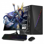 Computadora Gamer Xtreme PC Gaming CM-05057, AMD Ryzen 5 5500, AMD Radeon RX 6500 XT, 16GB, 500GB SSD, Wi-Fi, Windows 10 Prueba + Teclado/Mouse/Monitor de 23.8"