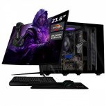 Computadora Xtreme PC Gaming CM-05093, AMD Ryzen 5 5600GT, 16GB, 500GB SSD, Wi-Fi, Windows 11 Prueba + Teclado/Mouse/Monitor de 23.8"