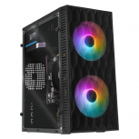 Computadora Xtreme PC Gaming FUJI Black, AMD Ryzen 7 5700G, 32GB, 1TB SSD, Wi-Fi, Windows 10 Prueba ― Tiene los postes del frente de lado derecho quebrados, esto visto desde el frente de la PC.