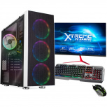Computadora Gamer Xtreme PC Gaming CM-05358, Intel Core i5-10400F 2.90GHz, 16GB, 500GB SSD, NVIDIA GeForce GTX 1650, Windows 10 Prueba ― Incluye Monitor de 27", Teclado y Mouse - Imagen del combo