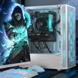 Computadora Gamer Xtreme PC Gaming CM-05457, AMD Ryzen 5 2600 3.40GHz, 16GB, 1TB SSD, Wi-Fi, NVIDIA GeForce GTX 1660, Windows 10 Prueba, Blanco image