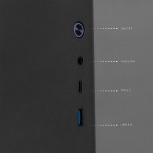 Computadora Gamer Xtreme PC Gaming CM-05392, AMD Ryzen 5 5500, AMD Radeon RX 6600, 16GB, 500GB SSD, Wi-Fi, Windows 10 Prueba + Teclado/Mouse/Monitor de 23.8" image