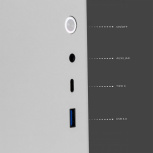 Computadora Gamer Xtreme PC Gaming Eris Frost White, AMD Ryzen 5 5500, AMD Radeon RX 6600, 32GB, 1TB SSD, Wi-Fi, Windows 10 Prueba image