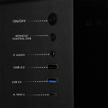 Computadora Gamer Xtreme PC Gaming Tank Mini Black, AMD Ryzen 7 5700, NVIDIA GeForce RTX 4060, 32GB, 1TB SSD, Wi-Fi, Windows 10 Prueba image