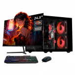 Computadora Xtreme PC Gaming CM-05588, AMD Ryzen 7 5700G, 16GB, 500GB SSD, Wi-Fi, Windows 11 Prueba + Teclado/Mouse/Monitor de 24.5"