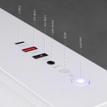 Computadora Gamer Xtreme PC Gaming CM-05552, AMD Ryzen 7 5700, NVIDIA GeForce RTX 5060, 32GB, 1TB SSD, Wi-Fi, Windows 10 Prueba + Teclado/Mouse/Monitor de 23.8" image