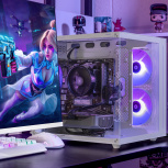 Computadora Gamer Xtreme PC Gaming CM-05564, AMD Ryzen 7 5700, NVIDIA GeForce RTX 5060, 32GB, 1TB SSD, Wi-Fi, Windows 10 Prueba + Teclado/Mouse/Monitor de 27" image