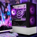 Computadora Gamer Xtreme PC Gaming Nitrox Aircool White, AMD Ryzen 9 7900X, NVIDIA GeForce RTX 5060 Ti, 32GB, 1TB SSD, Wi-Fi, Windows 11 Prueba image