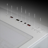 Computadora Gamer Xtreme PC Gaming Tank Pro White, AMD Ryzen 9 9900X, AMD Radeon RX 7900 XTX, 32GB, 2TB SSD, Wi-Fi, Windows 11 Prueba image