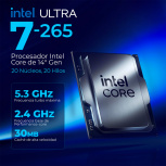 Computadora Xtreme PC Gaming CM-05578, Intel Core Ultra 7 265, 16GB, 1TB SSD, Wi-Fi, Windows 11 Prueba - Imagen adicional 4