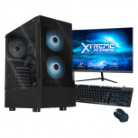 Computadora Gamer Xtreme PC Gaming CM-54129, Intel Core i9-11900 2.50GHz, 16GB, 3TB + 240GB SSD, Windows 10 Prueba, Negro ― incluye Monitor 27