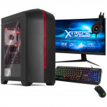 Computadora Gamer Xtreme PC Gaming CM-02804, AMD 4700S Turbo 3.60GHz, 16GB, 500GB SSD, AMD Radeon RX 550, Adaptador WiFi, Windows 10 Prueba ― Incluye Monitor 23.8