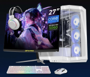 Computadora Gamer Xtreme PC Gaming XTMSII732GB55060MMPW, Intel Core i7-14700F, NVIDIA GeForce RTX 5060, 32GB, 1TB SSD, Wi-Fi, Windows 11 Prueba + Teclado/Mouse/Monitor de 27" - Imagen adicional 1