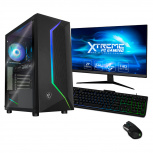 Computadora Gamer Xtreme PC Gaming CM-50194, AMD Ryzen 5 5600X 3.70GHz, 16GB, 2TB + 500GB SSD, Wi-Fi, NVIDIA GeForce RTX 3060, Windows 10 Prueba ― Incluye Monitor 27", Teclado y Mouse - Imagen del combo