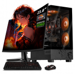 Computadora Gamer Xtreme PC Gaming CM-50232, AMD Ryzen 5 5500, NVIDIA GeForce RTX 4060, 16GB, 1TB SSD, Wi-Fi, Windows 10 Prueba + Teclado/Mouse/Monitor de 23.8"