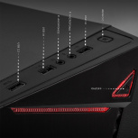 Computadora Xtreme PC Gaming XTMSIR516GBRENOIRMM, AMD Ryzen 5 5600G, 16GB, 500GB SSD, Wi-Fi, Windows 10 Prueba + Teclado/Mouse/Monitor de 23.8" image