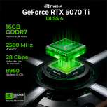 Computadora Gamer Xtreme PC Gaming CM-50284, AMD Ryzen 7 9800X3D, NVIDIA GeForce RTX 5070 TI, 64GB, 2TB SSD, Wi-Fi, Windows 11 Prueba image