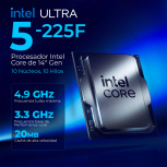 Computadora Gamer Xtreme PC Gaming CM-50396, Intel Core Ultra 5 225F, NVIDIA GeForce RTX 5060, 32GB, 1TB SSD, Windows 11 Prueba - Imagen adicional 4