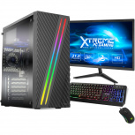 Computadora Gamer Xtreme PC Gaming CM-30035, AMD Ryzen 3 PRO 4350G 3.80GHz, 8GB, 240GB SSD, Wi-Fi, Windows 10 Prueba ― Incluye Monitor de 21.5", Teclado y Mouse - Imagen del combo
