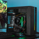 Computadora Xtreme PC Gaming CM-05757, AMD Athlon 3000G, 16GB, 500GB SSD, Wi-Fi, Windows 10 Prueba + Teclado/Mouse/Monitor de 21.5" image