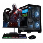 Computadora Gamer Xtreme PC Gaming CM-05862, Intel Core i5-12400F, NVIDIA GeForce RTX 5050, 32GB, 1TB SSD, Wi-Fi, Windows 11 Prueba + Teclado/Mouse/Monitor de 23.8"