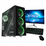 Computadora Gamer Xtreme PC Gaming CM-05408, Intel Core i7-10700 2.90GHz, 16GB, 480GB SSD, Wi-Fi, Windows 10 Prueba ― incluye Monitor de 27", Teclado y Mouse - Imagen del combo