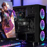 Computadora Xtreme PC Gaming CM-05707, Intel Core i7-12700, 16GB, 1TB SSD, Wi-Fi, Windows 11 Prueba + Teclado/Mouse/Monitor de 27" image