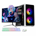 Computadora Xtreme PC Gaming CM-05442, Intel Core i7-12700, 16GB, 500GB SSD, Wi-Fi, Windows 11 Prueba + Teclado/Mouse/Monitor de 27"