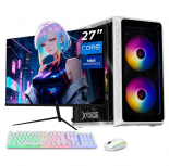 Computadora Xtreme PC Gaming CM-05442, Intel Core i7-12700, 16GB, 500GB SSD, Wi-Fi, Windows 11 Prueba + Teclado/Mouse/Monitor de 27"