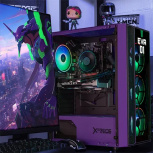 Computadora Gamer Xtreme PC Gaming Evangelion 01, Intel Core i7-12700F, NVIDIA GeForce RTX 5060, 32GB, 1TB SSD, Wi-Fi, Windows 11 Prueba image