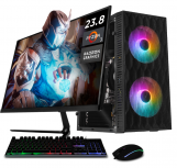Computadora Xtreme PC Gaming CM-05134, AMD Ryzen 3 3200G, 16GB, 500GB SSD, Wi-Fi, Windows 10 Prueba + Teclado/Mouse/Monitor de 23.8