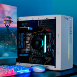 Computadora Xtreme PC Gaming CM-05760, AMD Ryzen 3 3200G, 16GB, 500GB SSD, Wi-Fi, Windows 10 Prueba + Teclado/Mouse/Monitor de 23.8" image