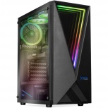 Computadora Gamer Xtreme PC Gaming CM-91010, AMD Ryzen 5 4500 3.60GHz, 16GB, 1TB + 240GB SSD, NVIDIA GeForce RTX 2060, Windows 10 Prueba, Negro