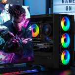 Computadora Gamer Xtreme PC Gaming CM-05774, AMD Ryzen 5 5500, NVIDIA GeForce RTX 3050, 16GB, 1TB SSD, Wi-Fi, Windows 10 Prueba + Teclado/Mouse/Monitor de 23.8" - Imagen adicional 3