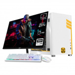 Computadora Gamer Xtreme PC Gaming CM-05499, AMD Ryzen 5 5500, NVIDIA GeForce RTX 5060, 16GB, 1TB SSD, Wi-Fi, Windows 10 Prueba + Teclado/Mouse/Monitor de 24" image