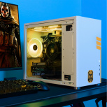 Computadora Gamer Xtreme PC Gaming CM-05499, AMD Ryzen 5 5500, NVIDIA GeForce RTX 5060, 16GB, 1TB SSD, Wi-Fi, Windows 10 Prueba + Teclado/Mouse/Monitor de 24" image