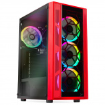 Computadora Gamer Xtreme PC Gaming CM-91042, AMD Ryzen 5 4600G 3.70GHz, 16GB, 3TB + 240GB SSD, Adaptador Wi-Fi, Windows 10 Prueba, Rojo